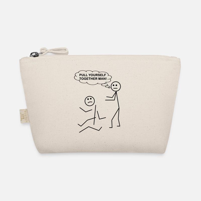 Pull Yourself Together Man - Funny Organic Pouch