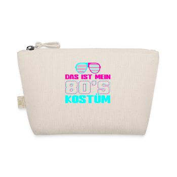 80er Jahre Das Ist Mein 80er Kostüm - Bio-Täschchen - Natur - Vorne