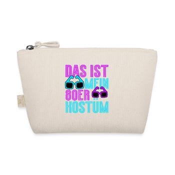 80er Jahre Das Ist Mein 80er Kostüm - Bio-Täschchen - Natur - Vorne