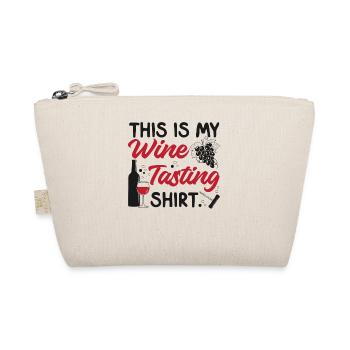 Sommelier Wine Drinking Tasting - Organic Pouch - nature - Front