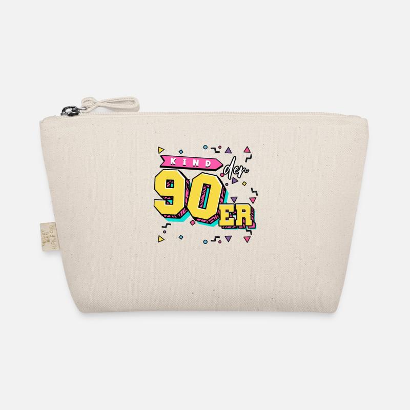 90er Jahre Kinder Der 90er - Bio-Täschchen - Natur