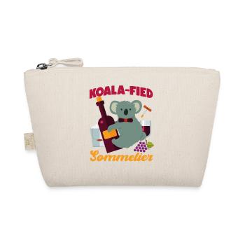 Sommelier Wine Drinking Tasting - Organic Pouch - nature - Front