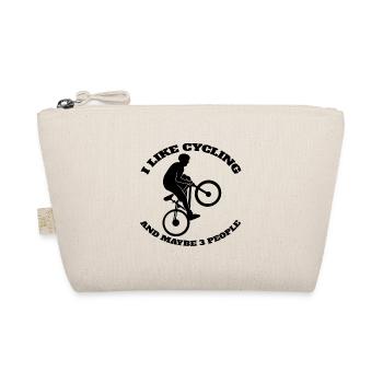 Bike Tour Cycling Cycling Mountain Bike - Organic Pouch - nature - Front
