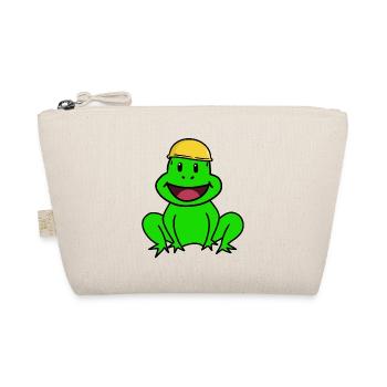 Craftsmen Construction Sites Frog Safety Helmet Chief Toad - Organic Pouch - nature - Front
