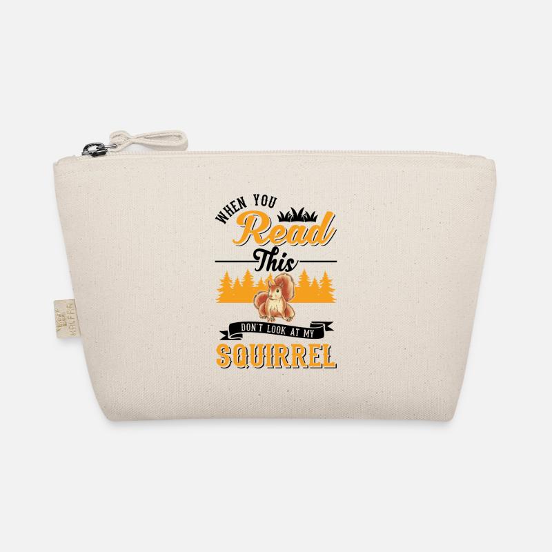 Eichhörnchen Geschenk Grauhörnchen Squirrel Bio-Täschchen