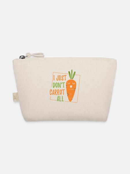 I Just Don't Carrot All - Bio-Täschchen - Natur - Vorne