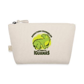 Iguana Lizard Addiction Reptile Iguana Lover - Organic Pouch - nature - Front