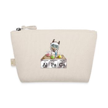 Cute Cute Alpaca Chemicals Al Pa Ca Lala - Organic Pouch - nature - Front