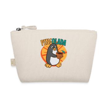 Penguin Pinacolada Cocktail Pingolada Pun - Organic Pouch - nature - Front