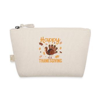 Happy Thanksgiving Day Lustige Türkei Urlaub Liebe - Bio-Täschchen - Natur - Vorne