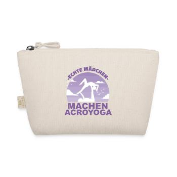 Acroyoga Yoga Partneryoga Partner Geschenk - Bio-Täschchen - Natur - Vorne
