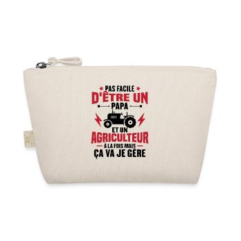 Pas facile d'être un Papa et un Agriculteur - Trousse biologique - nature - Devant