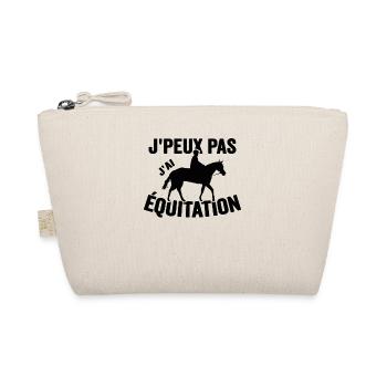 Je Peux Pas J'ai Équitation Cheval Poney Jument - Trousse biologique - nature - Devant
