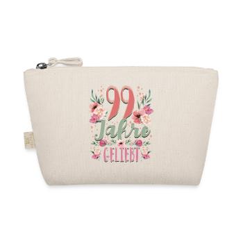 99 Jahre Geliebt 99. Geburtstag Geburtstagsparty - Bio-Täschchen - Natur - Vorne