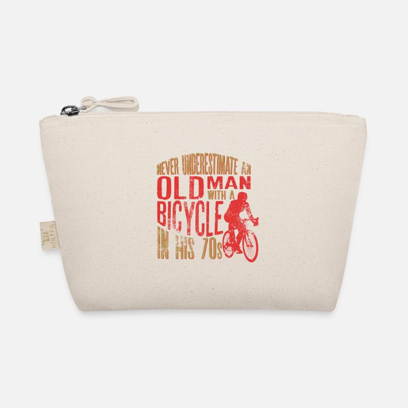 Never Underestimate An Old Man With A Bicycle In Organic Pouch
