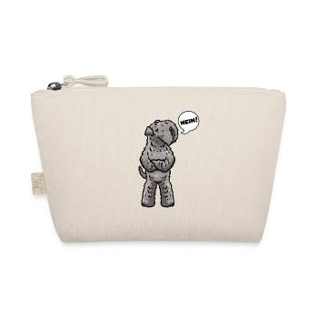 Kerry Blue Terrier Hund Hunde Stur Hundeliebhaber - Bio-Täschchen - Natur - Vorne