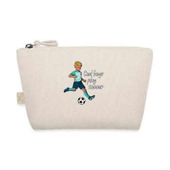 Cool boys play soccer - Boy plays football - Organic Pouch - nature - Front