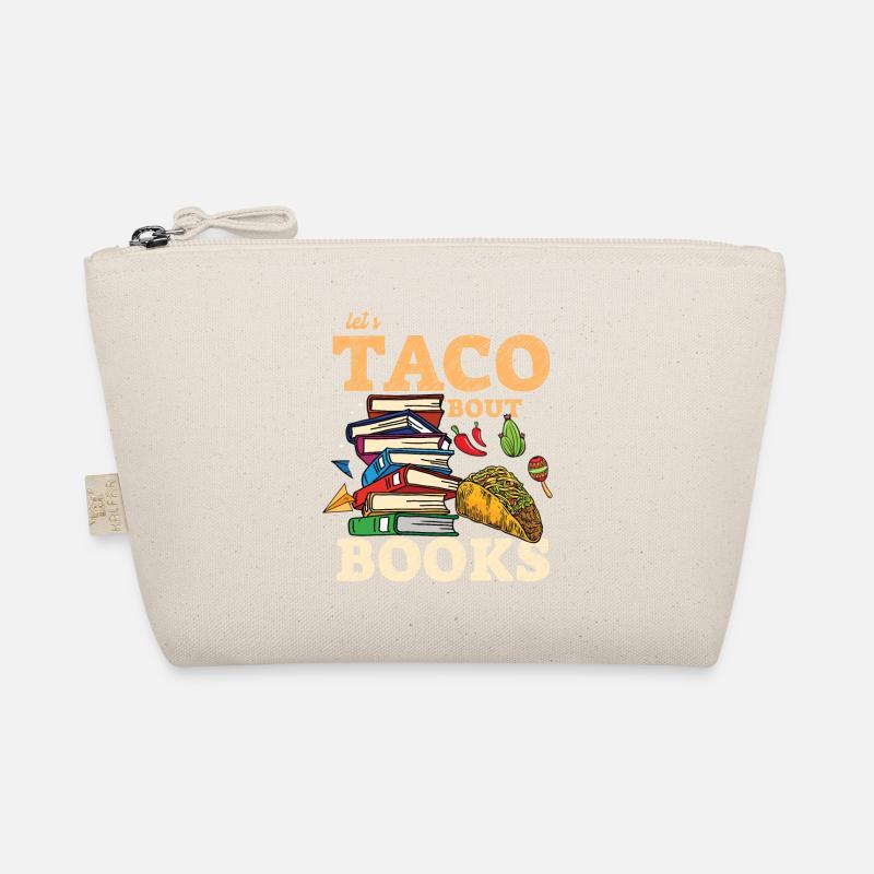 Let's Taco Bout Bücher Buchliebhaber Bio-Täschchen