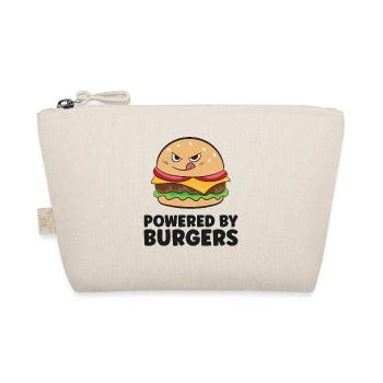 Hamburger-Liebhaber Fast Food Powered By Burgers - Bio-Täschchen - Natur - Vorne