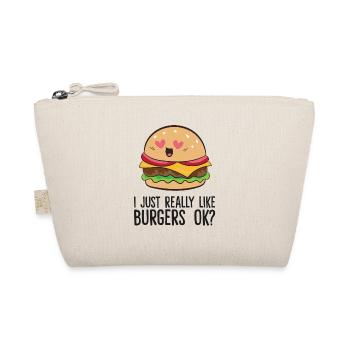 J’aime vraiment Hamburger Ok Love - Trousse biologique - nature - Devant