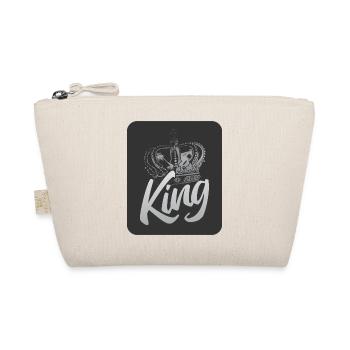 King Design: I am the KING! - Bio-Täschchen - Natur - Vorne