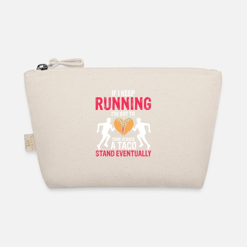 Si je continue à courir drôle Taco Lover Runner présent Trousse biologique