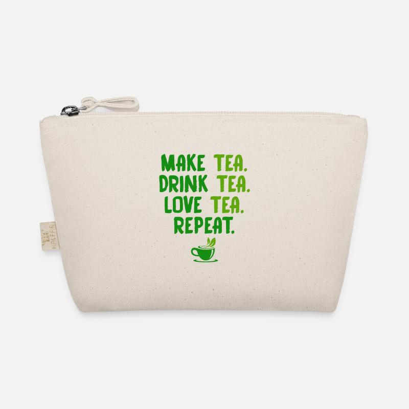 Make Tea Drink Tea Love Tea Repeat Tea Drinker Bre Bio-Täschchen
