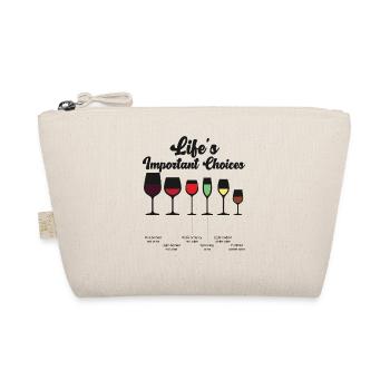 Sommelier Wine Drinking Tasting - Organic Pouch - nature - Front