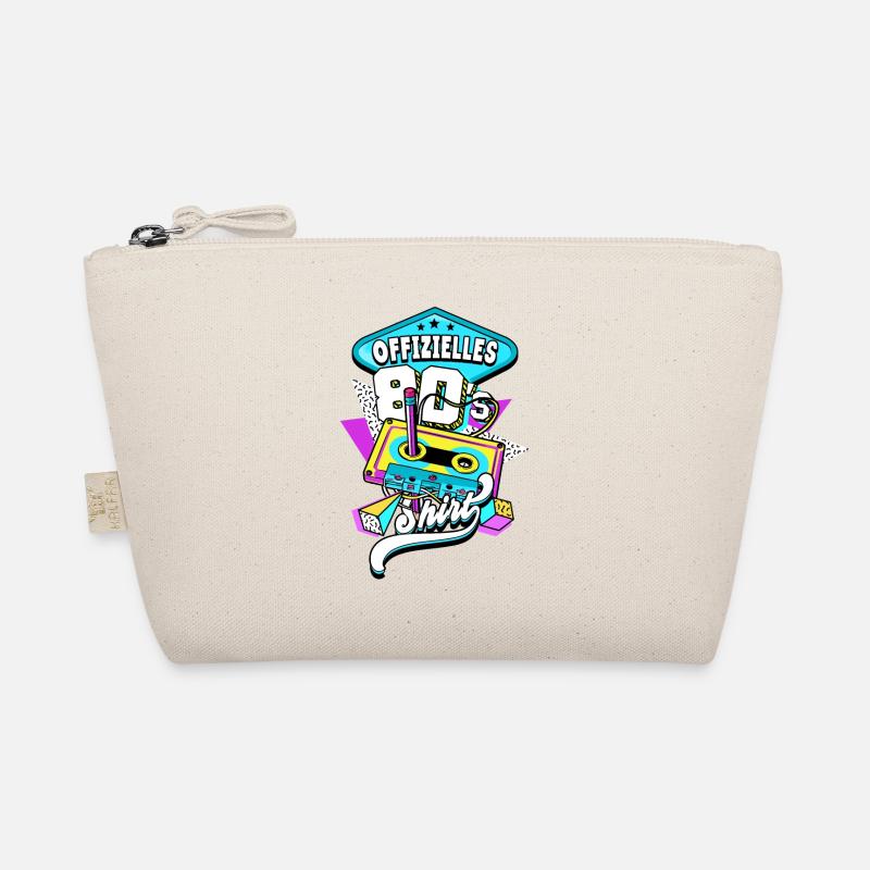 80er Jahre Offizielles 80s - Bio-Täschchen - Natur
