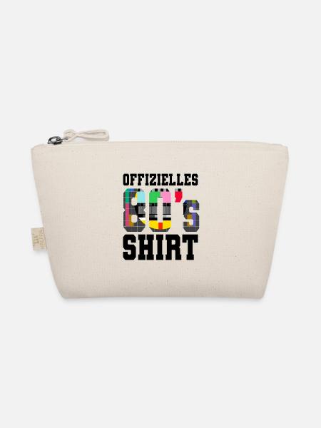 80er Jahre Offizielles 80s - Bio-Täschchen - Natur