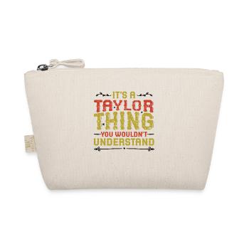 It's a Taylor thing that you do when sewing and - Organic Pouch - nature - Front