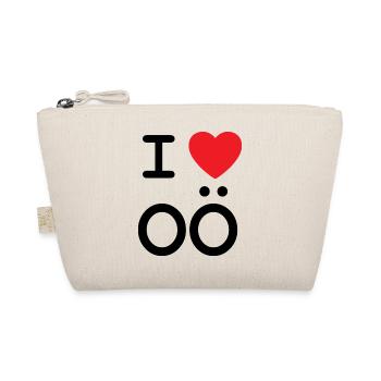 I love OÖ - Ich liebe Oberösterreich - Bio-Täschchen - Natur - Vorne