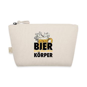 Bier Formte Diesen Schönen Körper Bierliebhaber - Bio-Täschchen - Natur - Vorne
