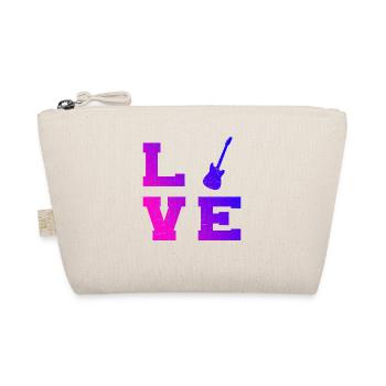 Women's Guitarist Guitar Guitar Guitar Player - Organic Pouch - nature - Front