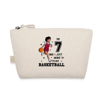 Une fille joue au basket-ball - J’ai 7 ans - Trousse biologique - nature - Devant