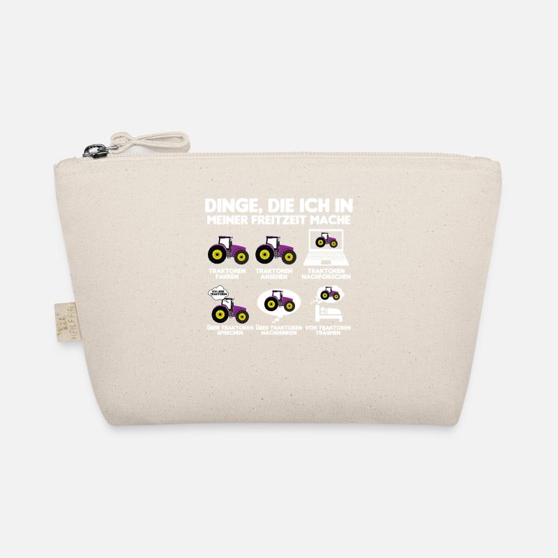 Traktor Trecker Bauer Freizeit Dinge als Landwirt Bio-Täschchen