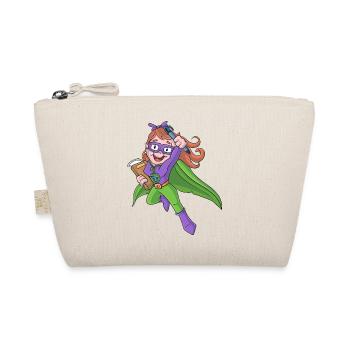Lehrerin Superheldin - Bio-Täschchen - Natur - Vorne