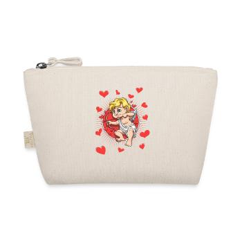Liebesengel Zeichen der Liebe Romantik Geschenk - Bio-Täschchen - Natur - Vorne