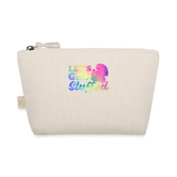 Fun Thanksgiving Dinner Turkey Holiday Let's - Organic Pouch - nature - Front