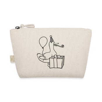 Balloon Goose Birthday Party - Organic Pouch - nature - Front