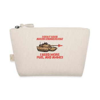 tank grenadier federal army military tiger tank - Organic Pouch - nature - Front