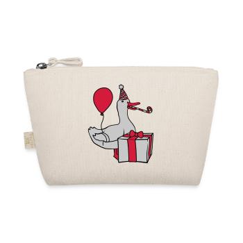 Birthday Party Celebrate Goose - Organic Pouch - nature - Front