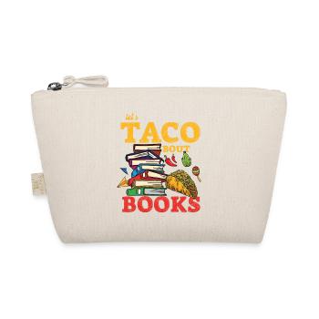 Let's Taco Bout Books Book Lovers - Organic Pouch - nature - Front