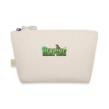 Herping Reptiles Amphibians Herpetologist - Organic Pouch - nature - Front