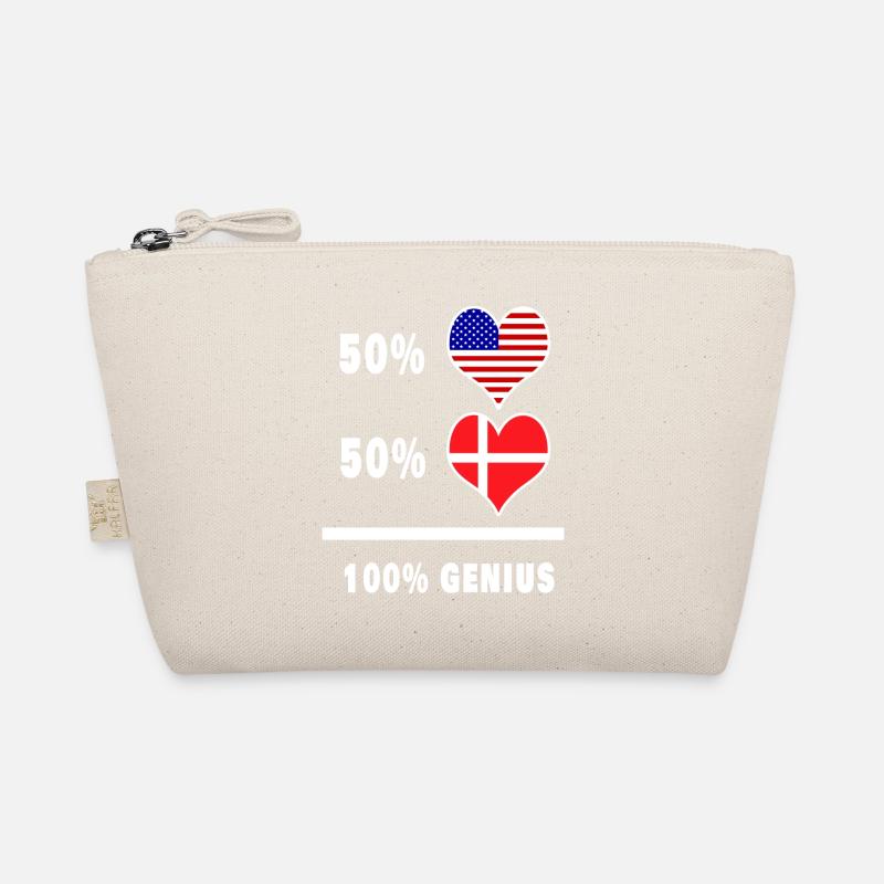 Conception ingénieuse du drapeau des États-Unis et du Danemark Trousse biologique