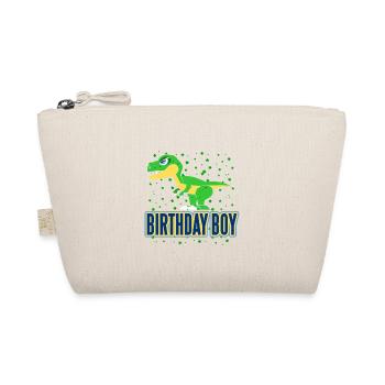 Cool T-Rex Designs Birthday Boy T-Shirt Present - Bio-Täschchen - Natur - Vorne