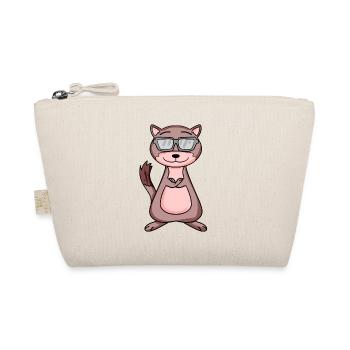 Belette avec lunettes de soleil - Trousse biologique - nature - Devant
