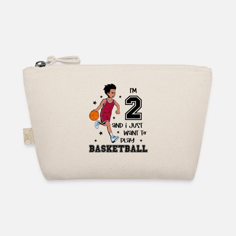 Junge spielt Basketball - Ich bin 2 Bio-Täschchen