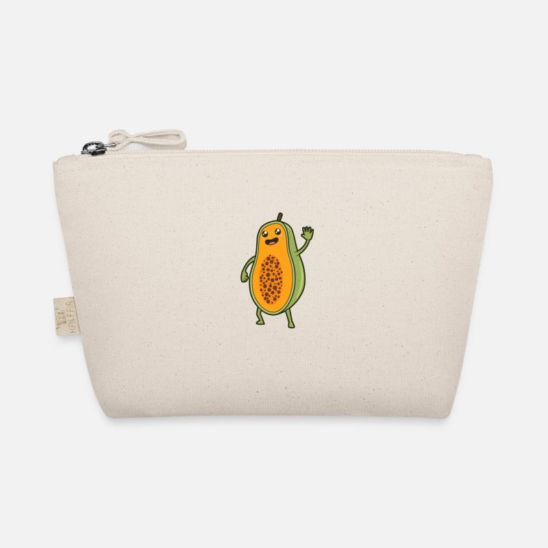 Kawaii Comic Papaya - Bio-Täschchen - Natur