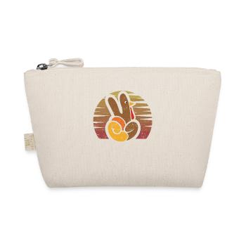 Signe de paix Turquie Main Cool Thanksgiving Hippie - Trousse biologique - nature - Devant